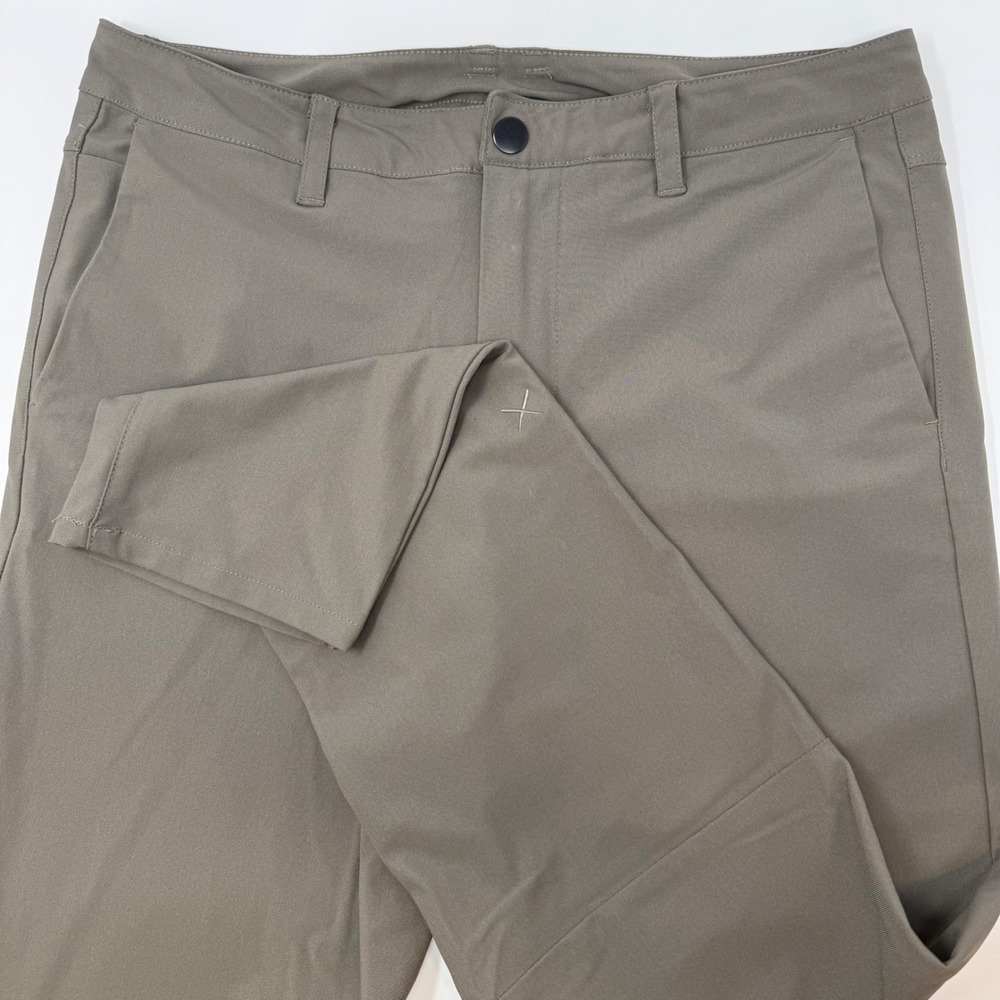Cuts AO Slim Fit Pants Mens 32x32 Olive Khaki Technical Stretch Commuter